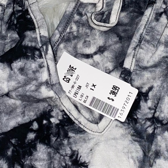 Tie dye plus size stretchy jumpsuit - Picture 6 of 8